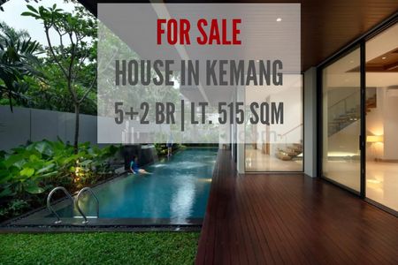 Jual Rumah Hook di Kemang Selatan, Brand New, Luxury, Confortable, Strategis Location, 5+2BR, LT 515m2, LB 510m2, Direct Owner, Yani Lim 08174969303