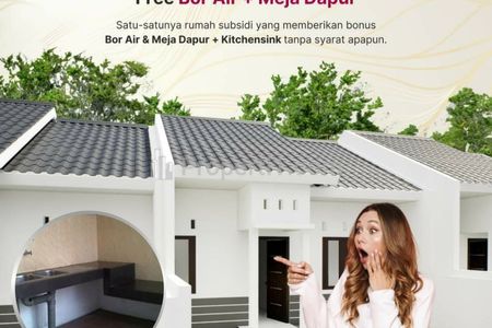 Jual Rumah Subsidi Kosambi Karawang Siap Huni Dapur Sudah Full Tutup