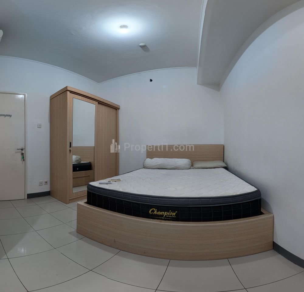 Sewa Murah Tahunan Apartemen Seasons City Tower Cherry, Type 2BR Full Furnish, Kawasan Strategis Dekat Keluar Masuk Tol, Grogol Jakarta Barat