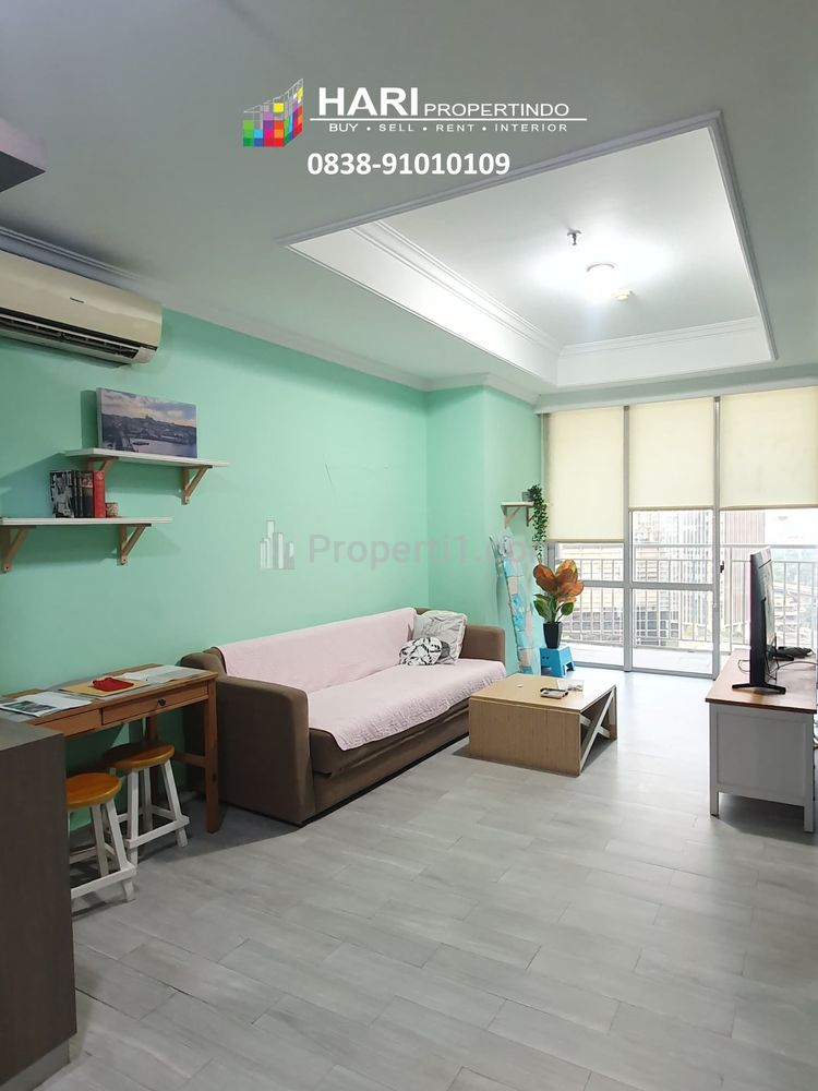 Dijual Apartemen Denpasar Residence Kuningan City 1BR - Furnish Dekat ke LRT MRT Busway Ambasador Lotte Kokas Bisa KPA Bank