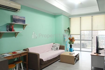 Dijual Apartemen Denpasar Residence Kuningan City 1BR - Furnish Dekat ke LRT MRT Busway Ambasador Lotte Kokas Bisa KPA Bank