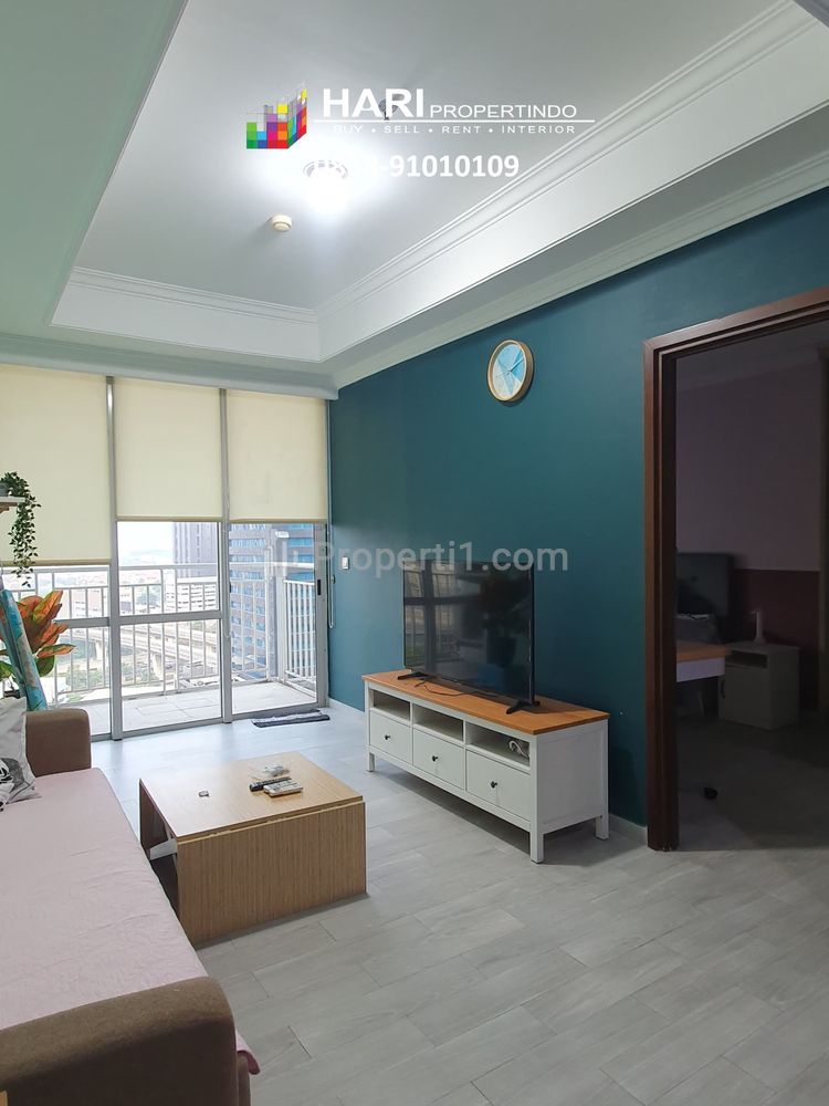 Dijual Apartemen Denpasar Residence Kuningan City 1BR - Furnish Dekat ke LRT MRT Busway Ambasador Lotte Kokas Bisa KPA Bank