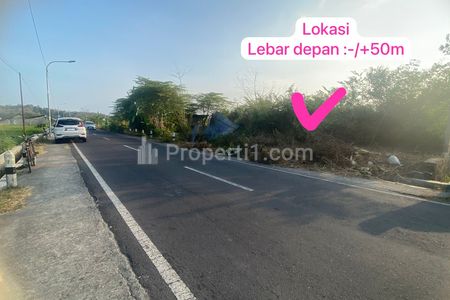 Dijual Tanah Murah Strategis Pinggir Jalan Pasar Hewan Ambarketawang Sleman Yogyakarta