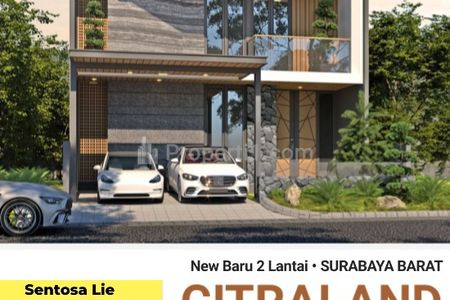 Dijual Rumah Baru Citraland Surabaya Barat - Woodland - Waterfront - Eastwood  BONUS SEMI Furniture Modern NEW