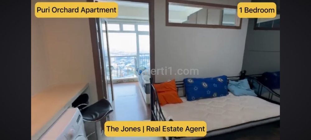 Sewa Apartemen Puri Orchard Cengkareng Type 1 Bedroom Full Furnished, dekat Gedung Orang Tua Group