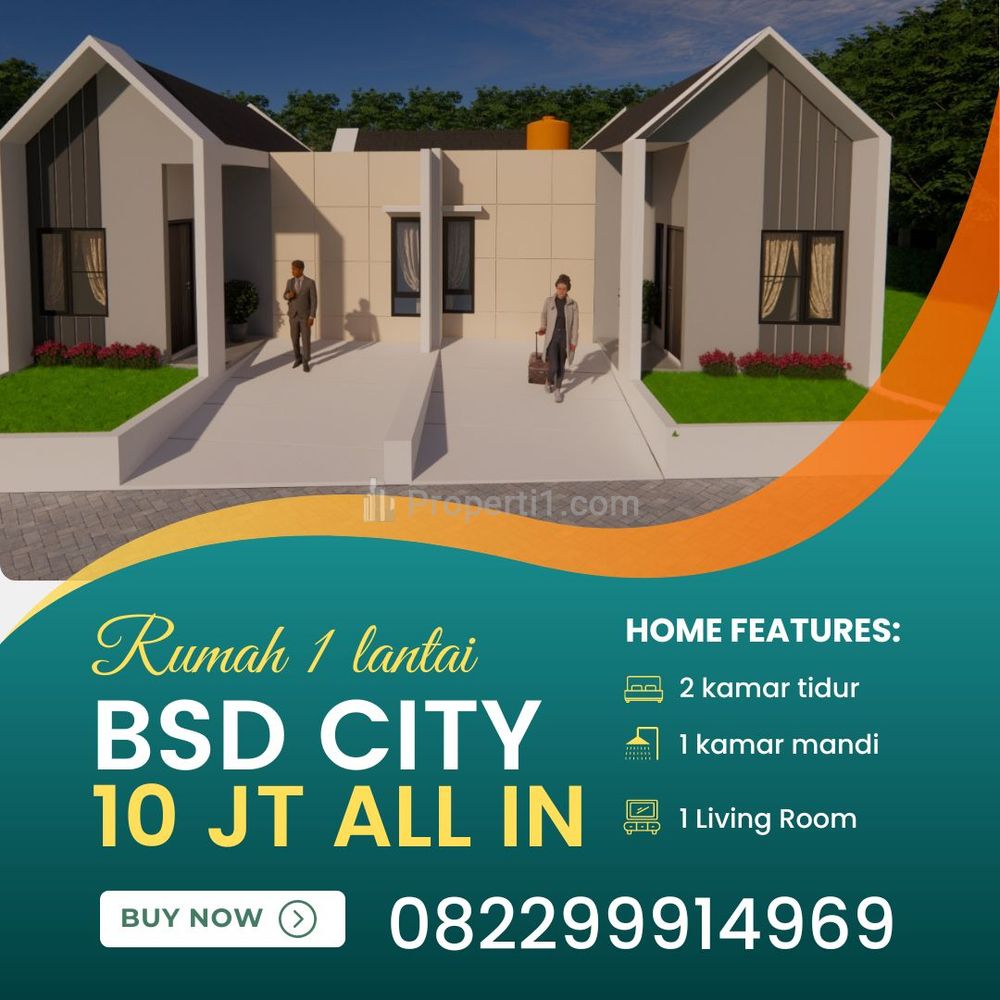 Rumah Dijual Murah di BSD City Cukup 10 Juta Sudah All In