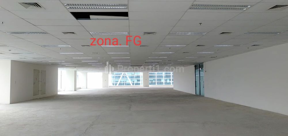 Sewa Ruang Kantor Equity Tower SCBD Sudirman Luas 334 m2, Lantai 16 A, Kondisi Bare, Kebayoran Baru, Jakarta Selatan