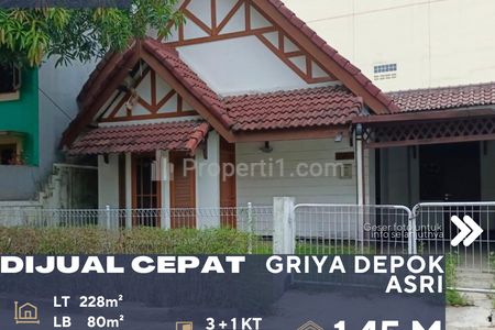 Dijual Cepat Rumah Siap Huni di Dalam Perumahan di Daerah Sukmajaya Depok