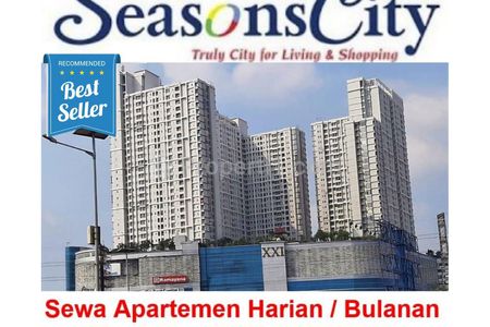 Sewa Apartemen Seasons City Type 2BR Furnished Harian, Bulanan, Tahunan