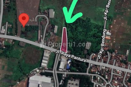 Jual Tanah SHM 4700 m2 di Jalan Raya Serang - Jakarta, Depan Mayora, Desa Sumur Bandung, Kecamatan Jayanti, Kabupaten Tangerang, Banten