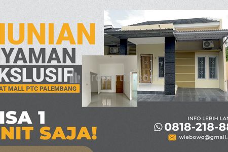 Dijual Rumah di Seduduk Putih Palembang Dekat Mall PTC