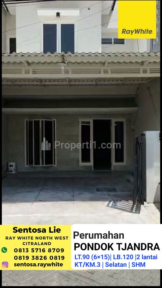 Dijual Rumah Baru Pondok Tjandra Indah - Wadungasri - Waru - Sidoarjo Dekat Akses TOL, Sekolah Petra
