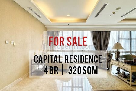 Jual Apartemen Capital Residence – Limited Combine Unit 4+1 BR 320 m2 Full Furnished, Ready to Move in, Nice Interior Design, Direct Owner 