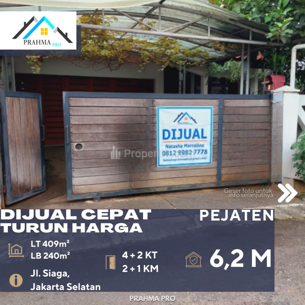 Dijual Rumah Asri Terawat Baik Dalam Komplek Perumahan di Daerah Pejaten Barat, Jakarta Selatan