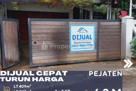 Dijual Rumah Asri Terawat Baik Dalam Komplek Perumahan di Daerah Pejaten Barat, Jakarta Selatan