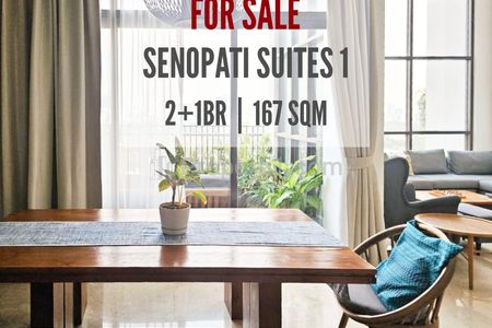 Apartemen Senopati Suites at SCBD Dijual 2BR+1 Study Room, Limited High Ceiling 6m, Direct Owner Yani lim 08174969303