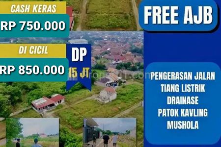 Dijual Tanah Kavling Lokasi Strategis di Tengah Kota Serang - FREE AJB