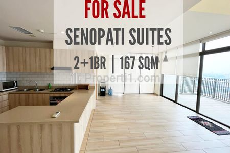 Jual Apartemen Senopati Suites SCBD, 2+1BR, 167sqm, Limited Unit, High Ceiling 6m, Direct Owner, Yani Lim 08174969303