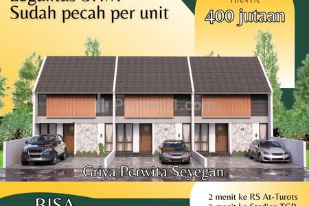 Dijual 3 Kavling Rumah Semi 2 Lantai di Sleman Yogyakarta