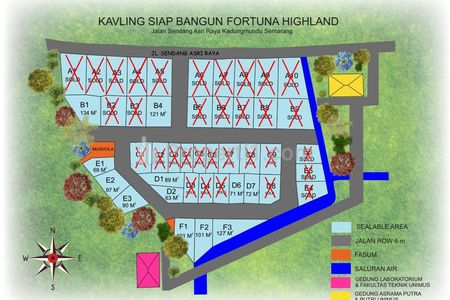 Dijual Segera Tanah Kavling SHM Ready Nempel Kampus Unimus Semarang