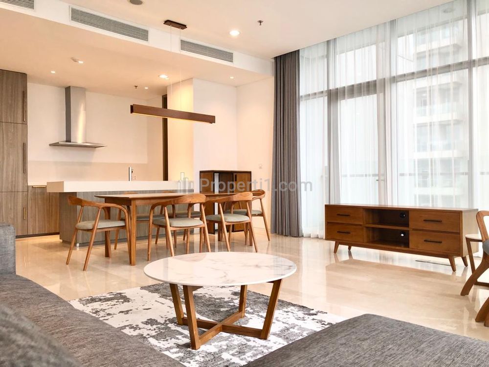 Disewakan Luxurious Apartment at Verde Two Type 3+1BR Full Modern Furnished - Strategic Location in South Jakarta