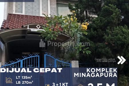 Dijual Rumah Terawat Siap Huni Dalam Komplek Perumahan di Daerah Kembangan Jakarta Barat