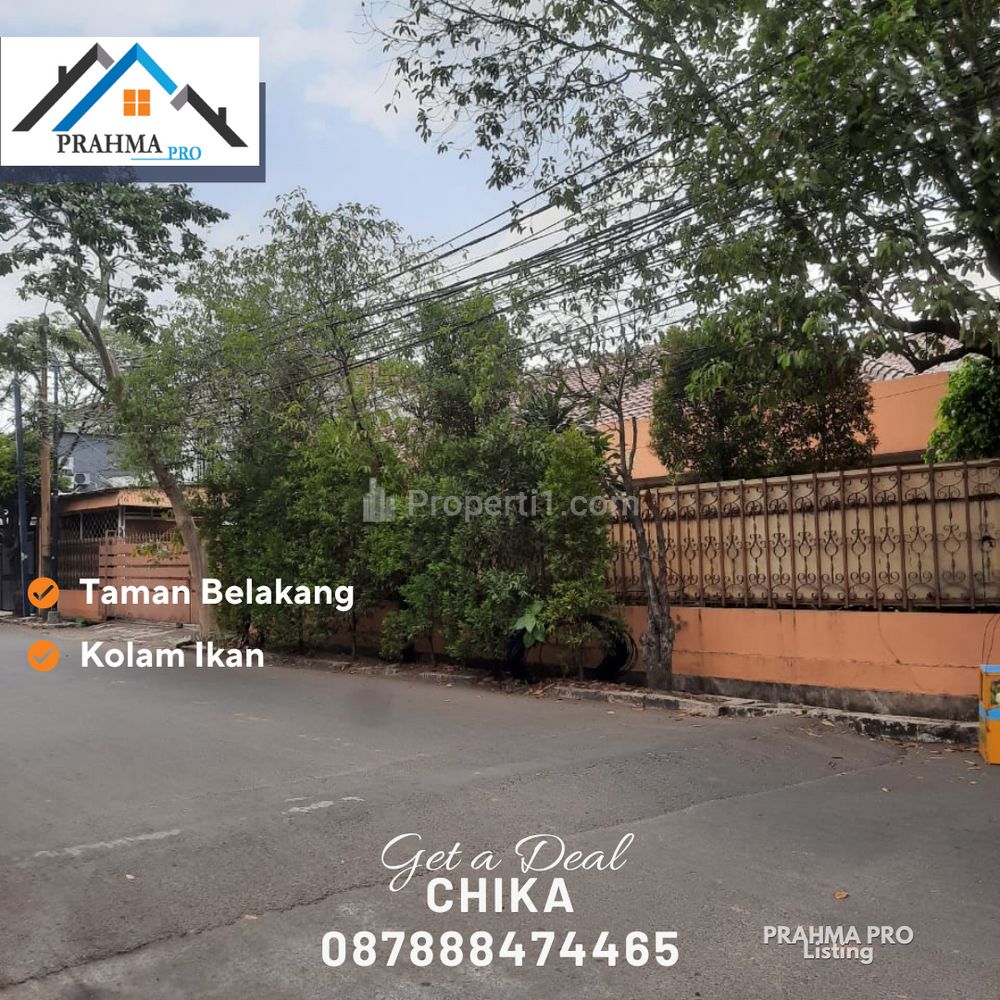 Dijual Rumah Posisi Hoek Harga Mendekati NJOP di Daerah Kebayoran Baru, Jakarta Selatan
