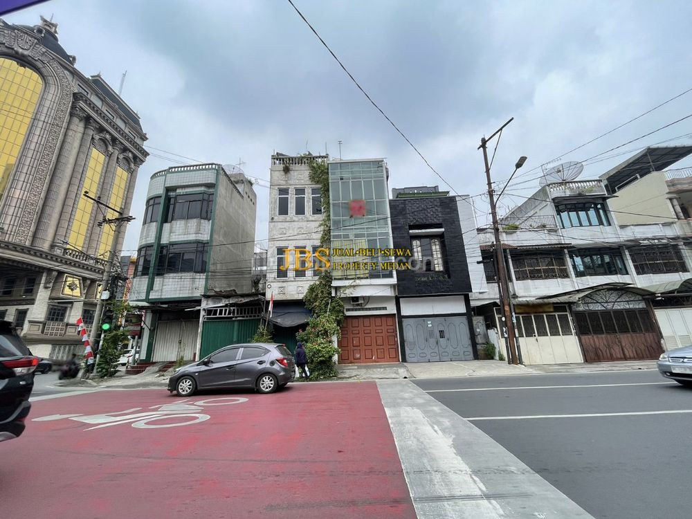 Dijual Ruko 3 Tingkat Siap Huni di Jalan S. Parman (Dekat Jl. Kejaksaan), Medan Petisah, Medan