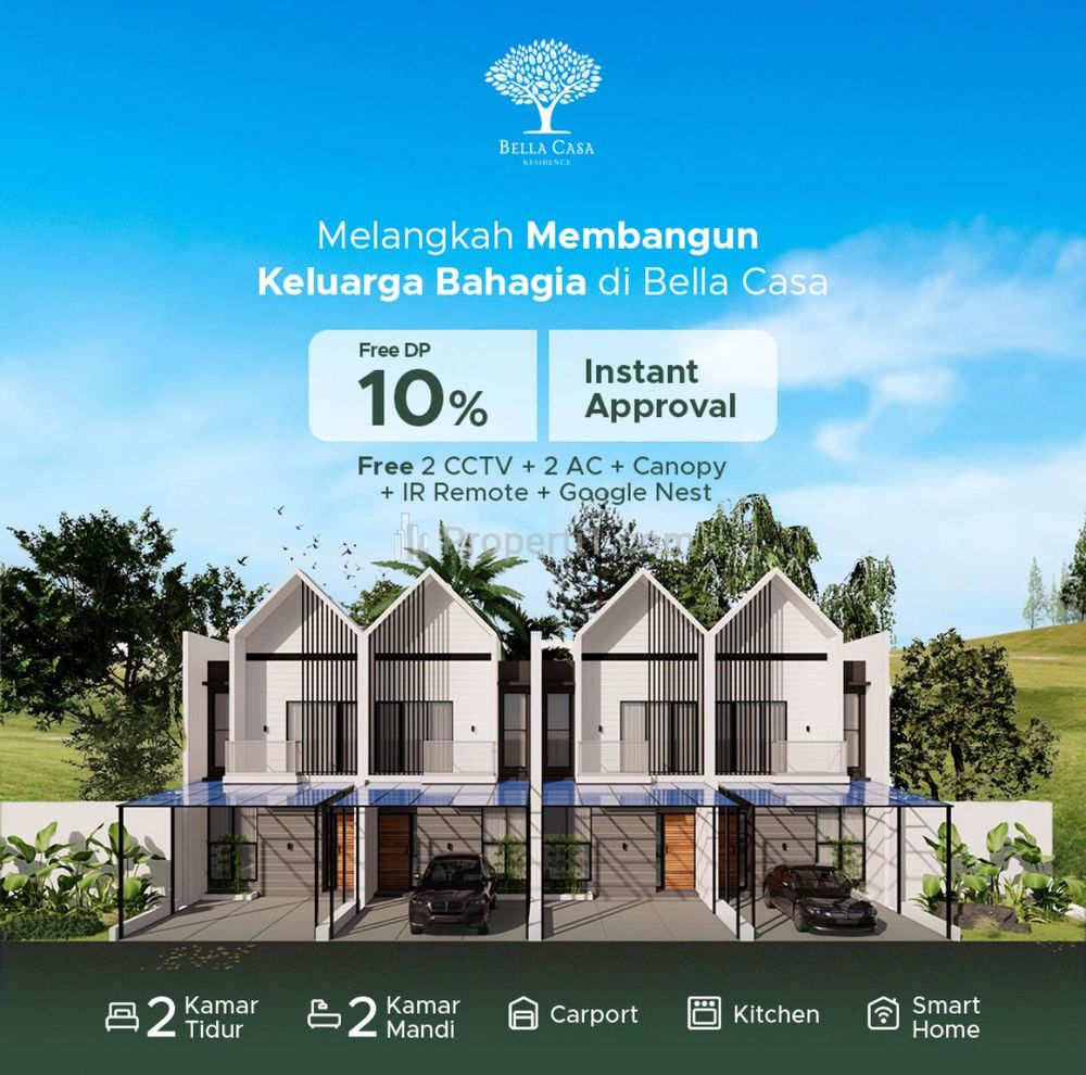 Jual Rumah Baru Bellacasa Residence Dekat Tol Margonda - Sukmajaya, Depok