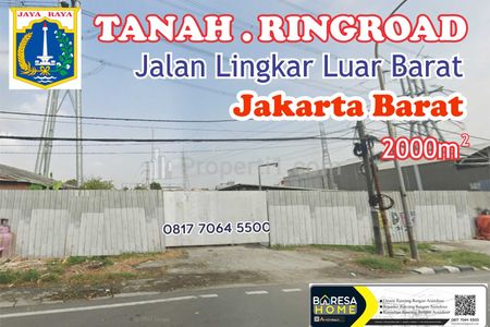 Dijual Tanah Lokasi di Ring Road Cengkareng Jakarta Barat, 20juta/m2