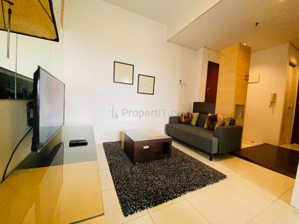 Disewakan Apartemen Sudirman Park 2 Kamar Lantai Rendah Full Furnished