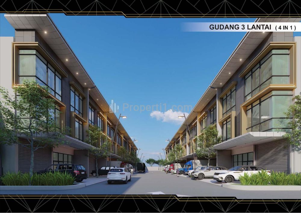 Dijual Gudang Multiguna 4 in 1 di Kota Tangerang - Arya Elang Mas