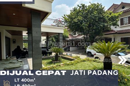 Dijual Rumah Baru Modern Etnik Dalam Cluster Exclusive di Daerah Jati Padang Jakarta Selatan