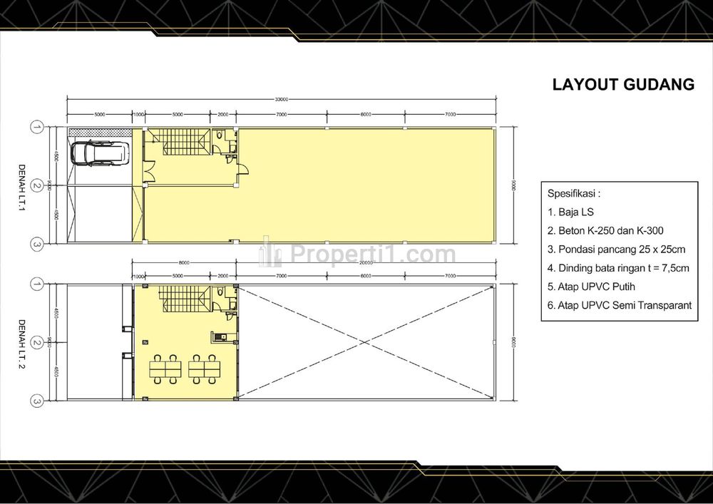 Dijual Gudang Multiguna 4 in 1 di Kota Tangerang - Arya Elang Mas