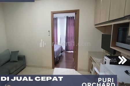 Dijual Apartemen Puri Orchard Full Furnished 1BR di Daerah Cengkareng Jakarta Barat