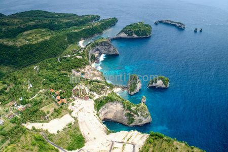 Dijual Tanah Komersial SHM View Tebing Laut di Klungkung Nusa Penida Bali