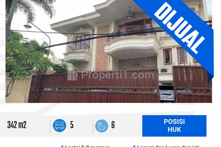 Dijual Rumah Mewah Full Marmer di Danau Indah Sunter, Jakarta Utara