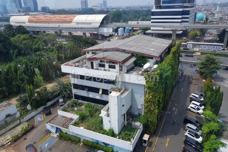 Jual Gedung Hitung Tanah Saja, Luas Tanah 5265 m2, Bonus Bangunan, Jalan Gatot Subroto, Kuningan Barat, Mampang Prapatan, Jakarta Selatan