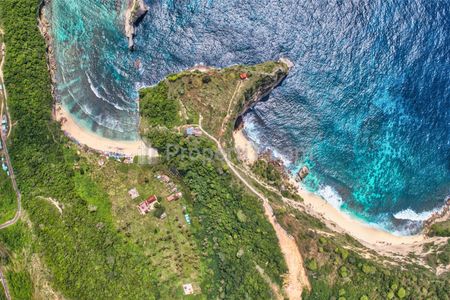 Dijual Tanah Komersial Luas 500m2 di Tebing Laut Nusa Penida Klungkung Bali