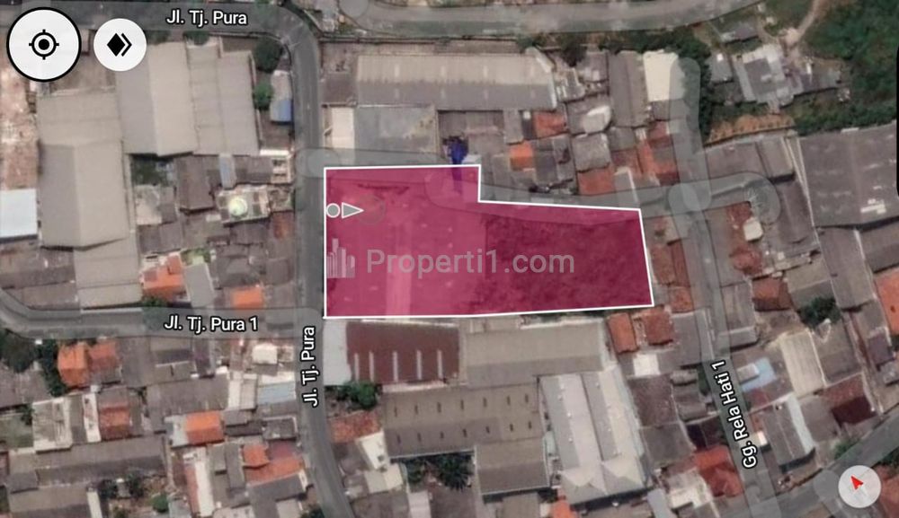 Jual Murah Hitung Tanah, Gudang Luas 3000 m2, Harga Jual Mepet NJOP di Jalan Tanjung Pura, Kalideres, Jakarta Barat