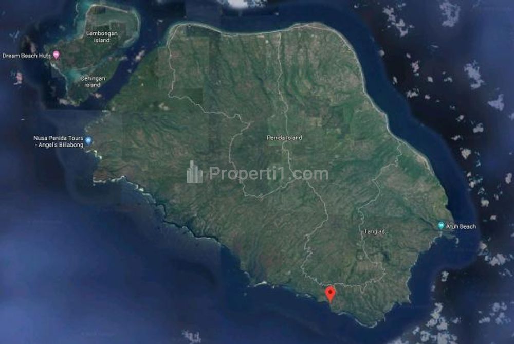 Dijual Tanah Komersial View Laut dari Tebing di Klungkung Nusa Penida Bali