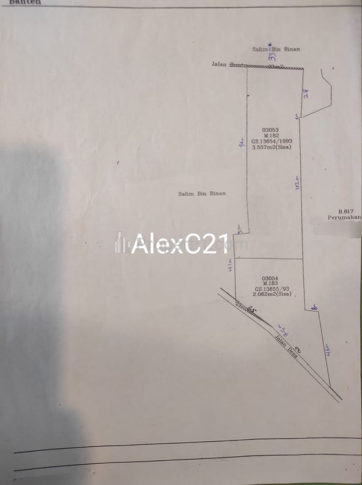 Dijual / Disewakan Tanah di BSD di Daerah Setu (Dekat Puspitek), Tangerang Selatan