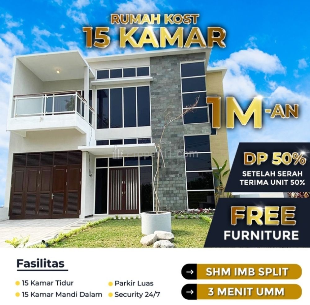 Dijual Kost-kostan di Tegalgondo Malang, Dekat Kampus UMM