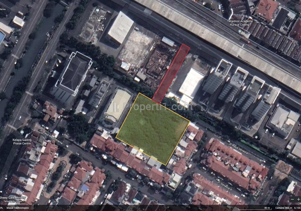 Dijual Tanah di Kelapa Gading Land, Jakarta Utara
