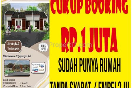 Dijual Rumah Subsidi Kwalitas Komersil di Bogor