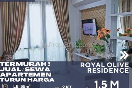 Jual/Sewa Apartemen Royal Olive Residence 2BR di Pejaten Jakarta Selatan