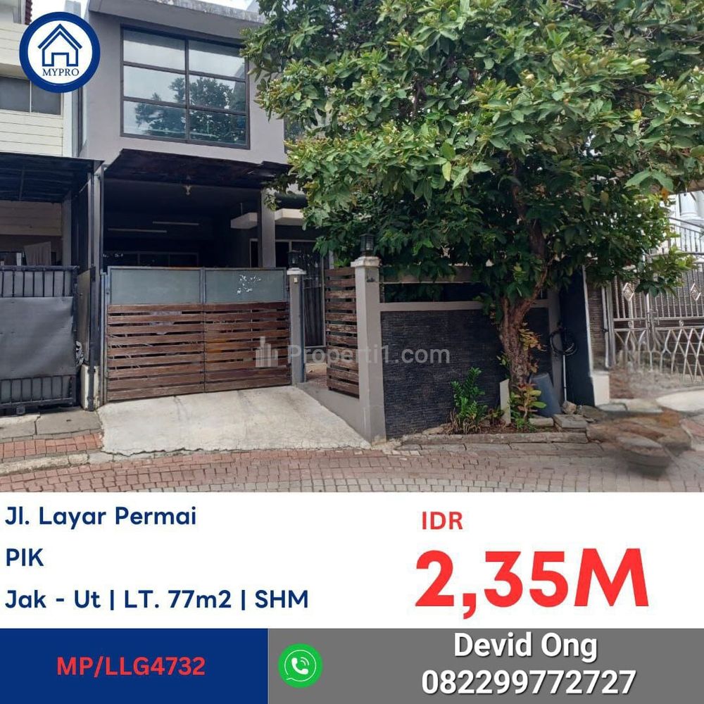 Dijual MURAH Rumah Layar Permai di Pantai Indah Kapuk PIK Jakarta Utara