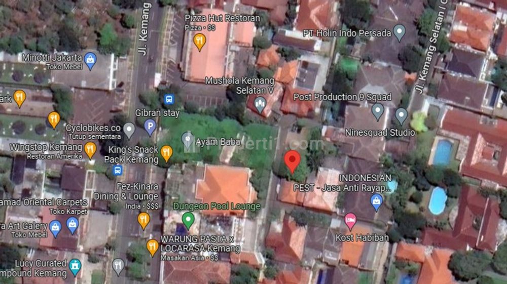 Dijual Tanah di Kemang Jakarta Selatan Luas 535 m2 SHM