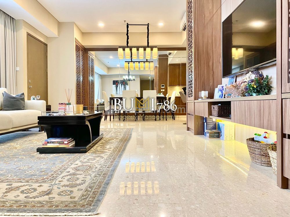 For Rent Luxurious Apartment at 1Park Avenue Strategic Location in South Jakarta - 2+1BR Full Modern Furnished