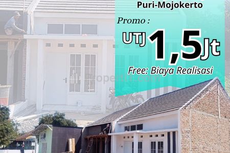 Dijual Rumah Murah 200Jutaan di Puri Mojokerto KPR DP 0% Angsuran 1Jutaan SHM Dekat Kota